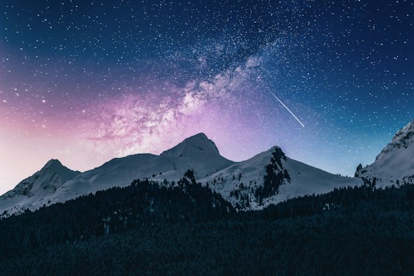 Night sky over Congo